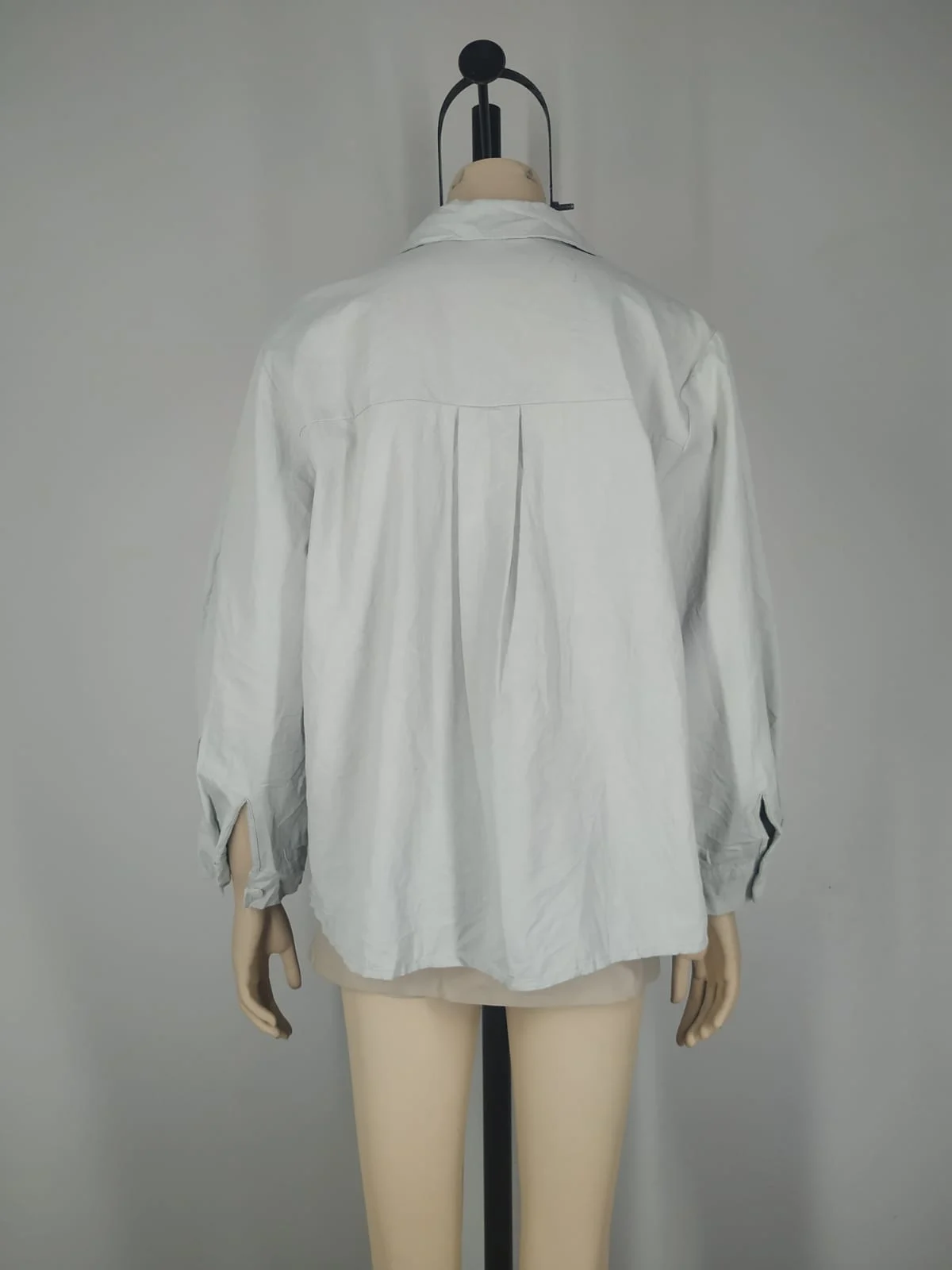 Casaca denim cemento talla M